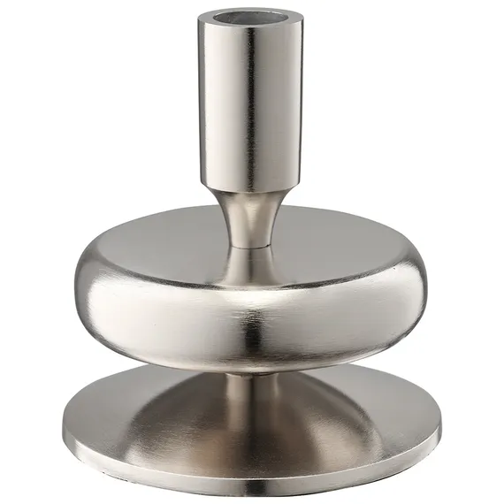 Подсвечник stone, 13 см, серебристый