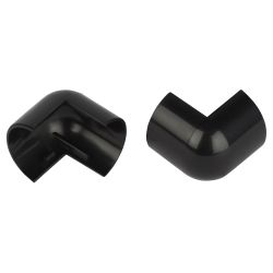 Внешний угол ЭРА OC-KK-30-13-GR для полукруглого кабель-канала графит 30х13мм 2шт/комплект