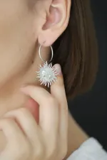 Подвеска Сияй большая родий La Lune