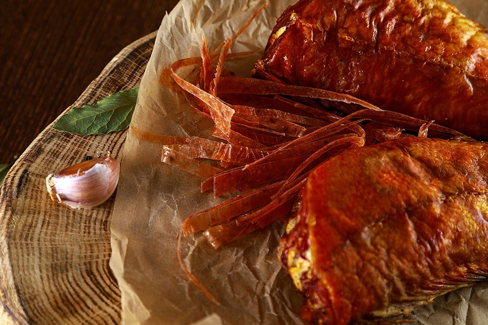 Окунь морской горячего копчения (100 гр)