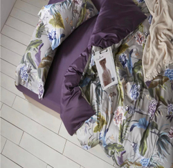 Комплект постельного белья ZEPHYR HOME ЕВРО пг. Мако-Сатин,Египетский хлопок Зеленый