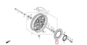 45351-K0B-T01. DISK, FR. BRAKE (SUNSTAR)