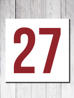 Адресная табличка ПВХ №2