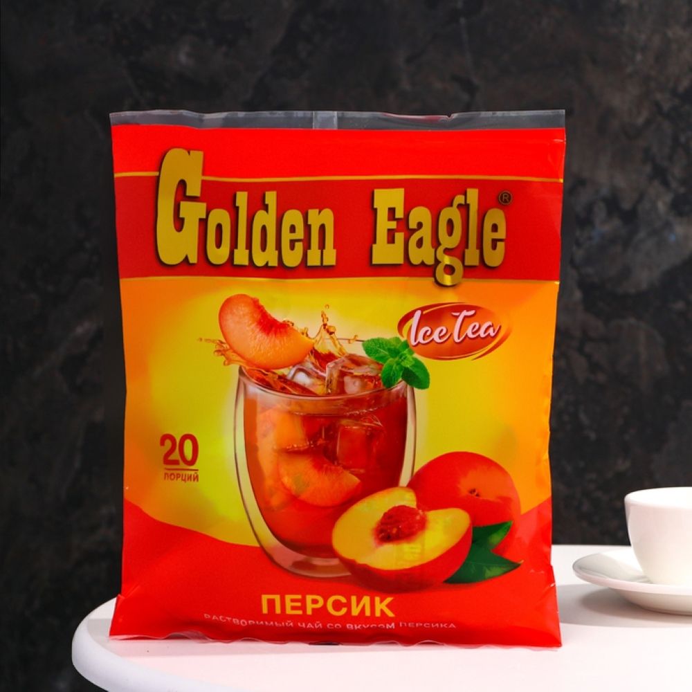 Чай Golden Eagle растворимый со вкусом персика 20 шт