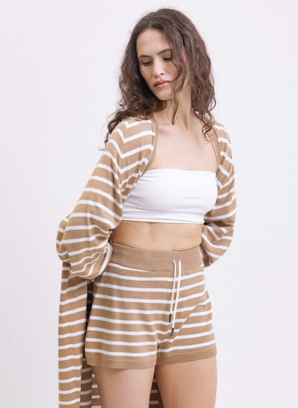 Шорты в полоску