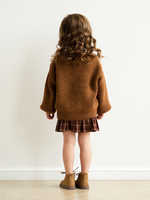 Кардиган с бантиками, Горчичный