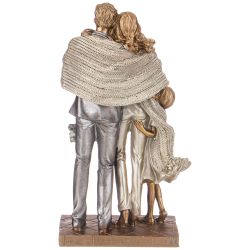 СТАТУЭТКА "СЕМЬЯ" 14*9,5*25,5 СМ. СЕРИЯ "ФЬЮЖН" (КОР=8ШТ.)