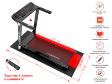 Беговая дорожка UNIX Fit Hi-tech F2 PLUS Dark Storm