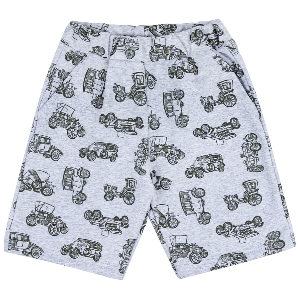 Шорты д/мал футер р.110-116 сер (Юлла) 0833300102