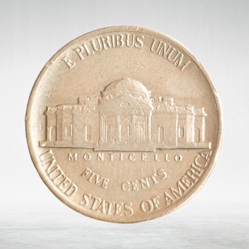 USA, 5 Cents, 1983 - Jefferson Nickel (First Portrait), VF
