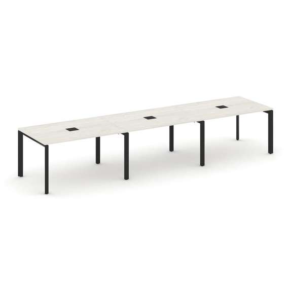 Style Project Стол переговорный SN-59P.SPRG-024 Дуб Наварра/Металл Черный 4740*980*750