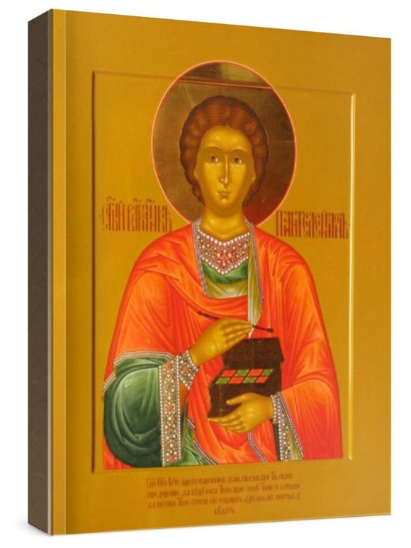 Пантелеймон Целитель (рукописная икона)