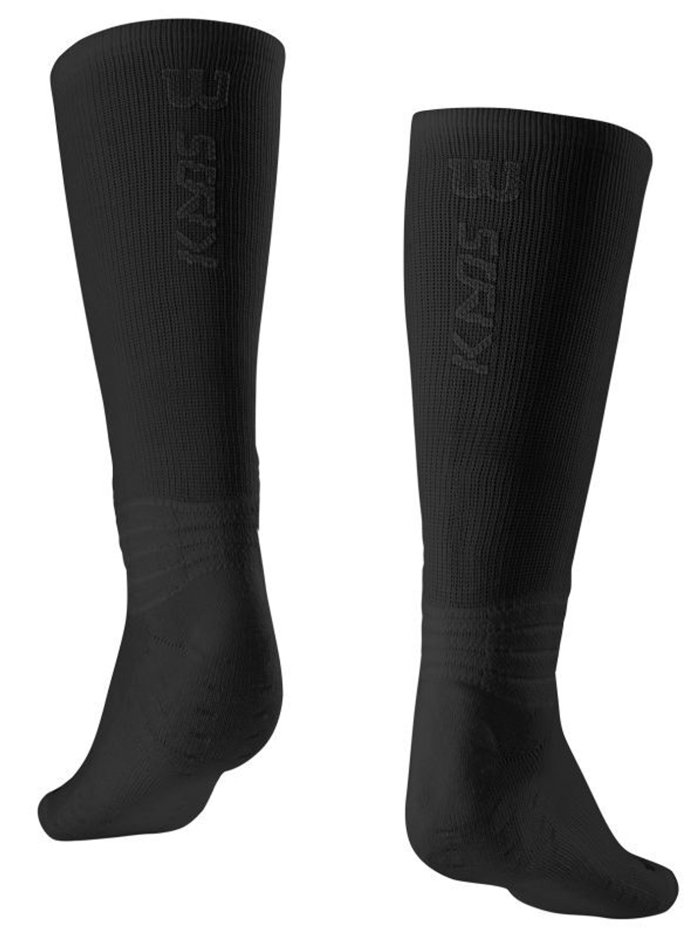 Теннисные носки Wilson Men's Kaos Crew Sock 1P - black/black