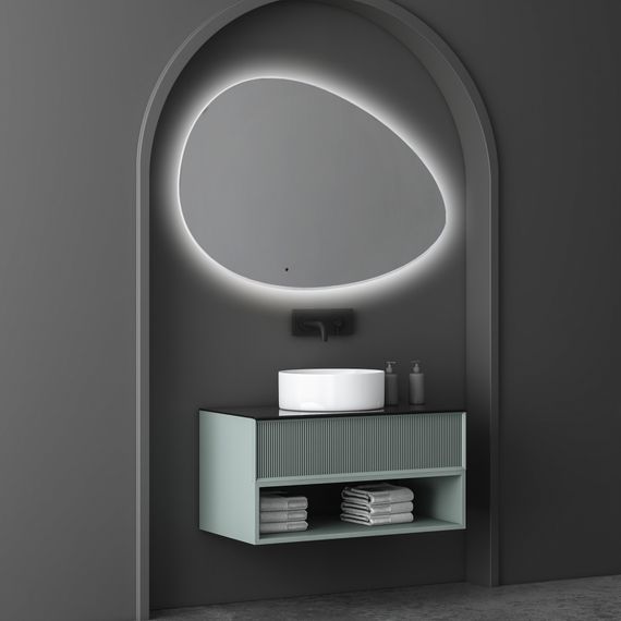 Зеркало ABBER Kontur AG6301SCL-1.2 с подсветкой, бесконтактный выключатель, диммер