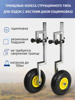 Транцевые колёса струбцинного типа