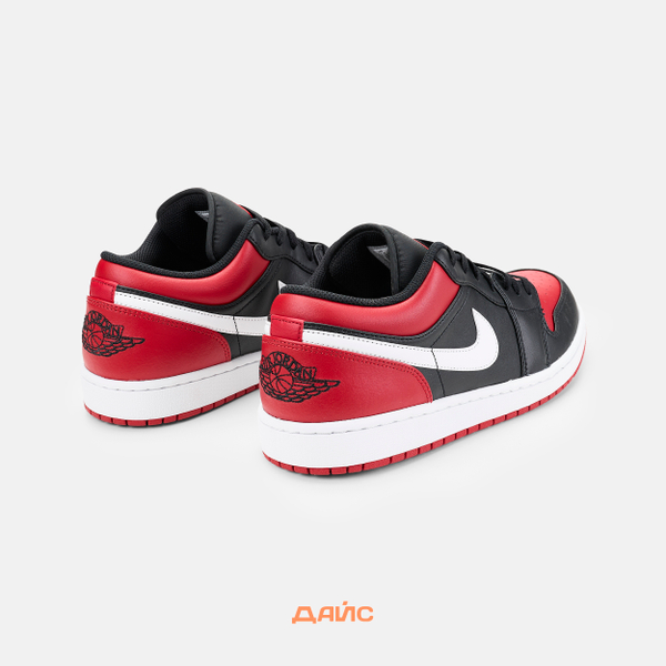 Кроссовки Jordan 1 Low Alternate Bred Toe  артикул:553558-066 - купить в магазине Дайс