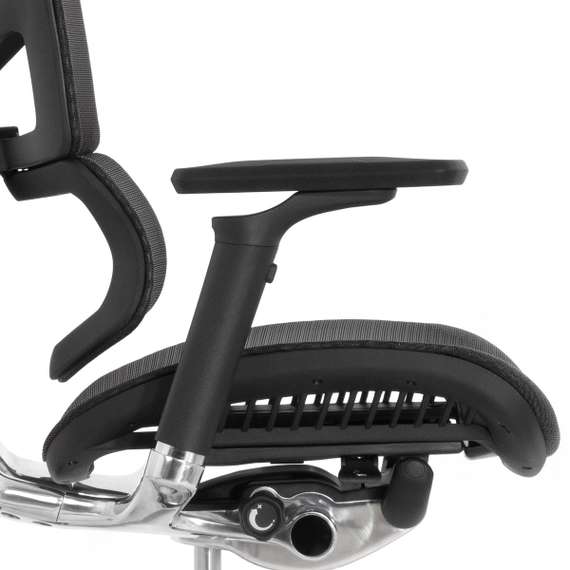 Кресло EXPERT 2 SAIL HSAM 01 (подлокотник 6D(360), подголовник 5D, сетка черная / каркас черный)