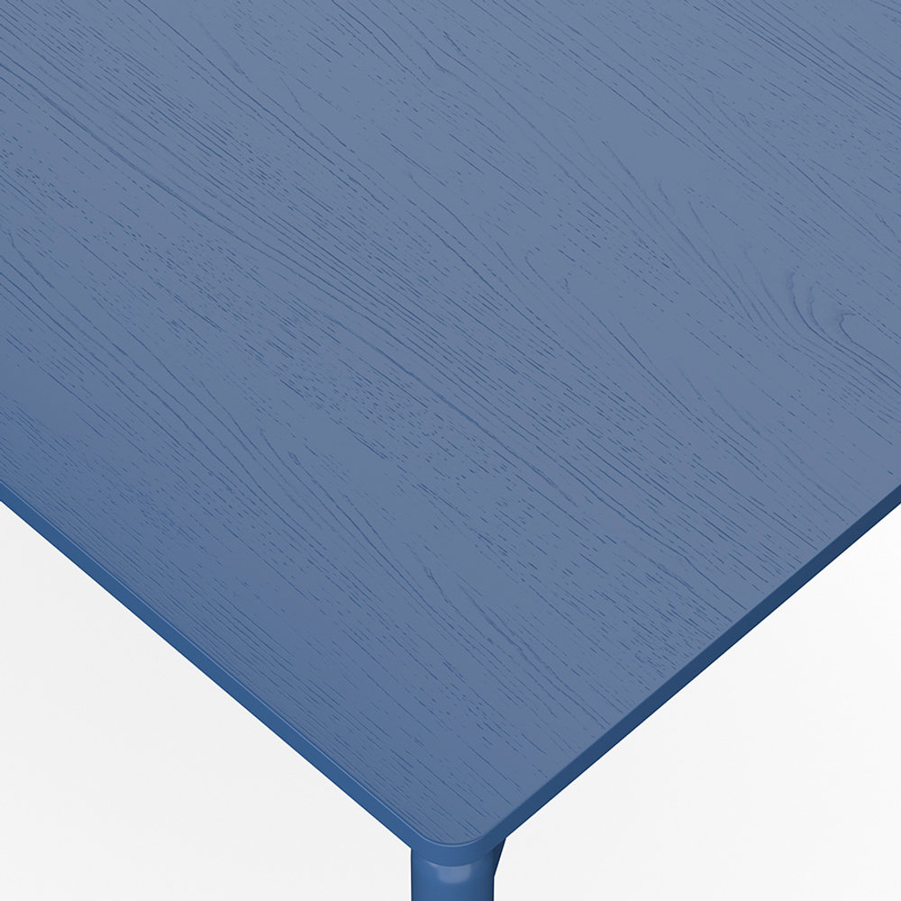 Стол обеденный saga, 75х150 см, синий