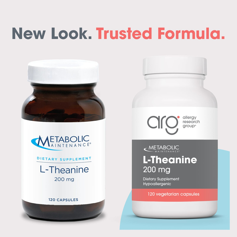 Metabolic Maintenance, L-теанин, 120 вегетарианских капсул
