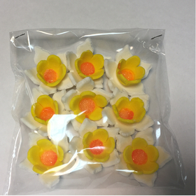 Сахарная фигурка Нарцисс белый 9 шт.