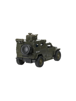 Машинка детская металлическая 12 см военная