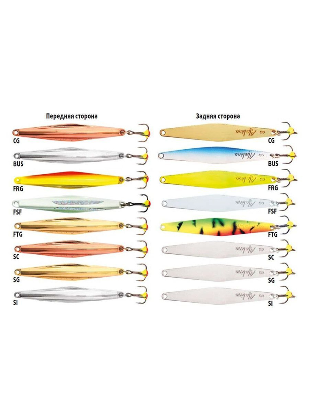 Блесна вертикальная Afalina WAF080023BUS 1 штука