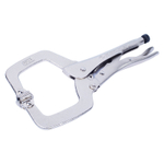 KING TONY (6625-11) Зажим с фиксатором 280 мм, С-образный, с подвижными губками