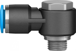 QSLV-G1/8-8-50 Угловой штуцер с цанговым зажимом и резьбой