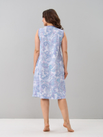 Ночная сорочка С-017/сиреневый-огурцы-к