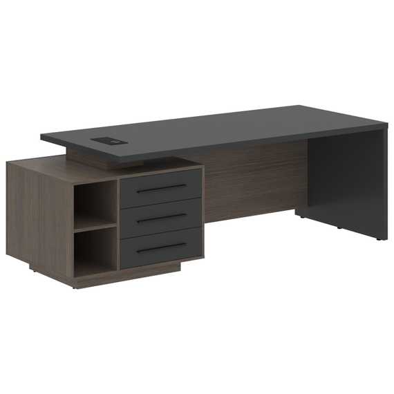 Стол руководителя с тумбой VCT 2390(L)  2300х900х750 VELION