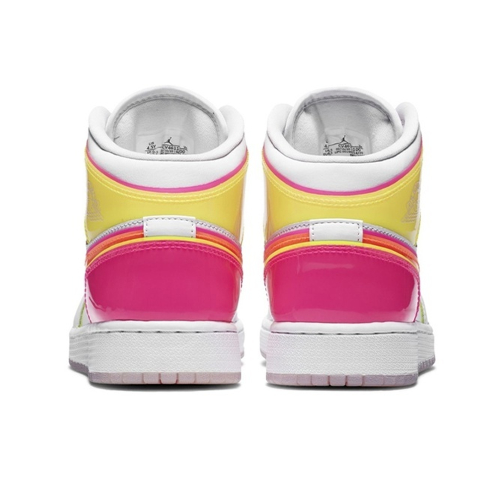 Кроссовки Air Jordan 1 Mid Edge Glow