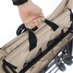 Тележка садовая складная 4 колеса 75*48*49/89см. бежевая