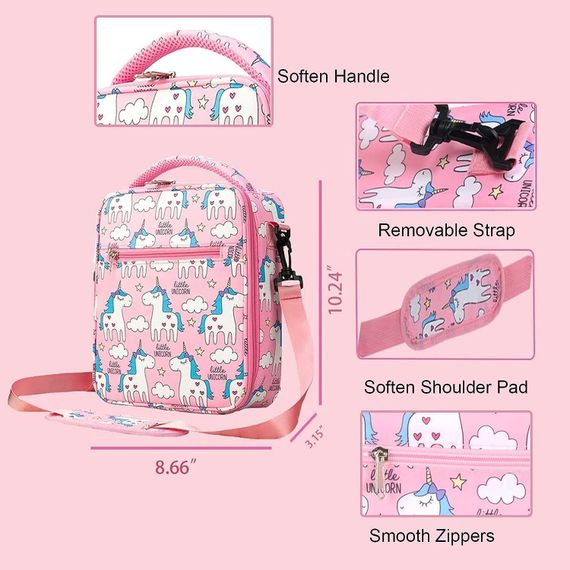 Yemək çantası \Ланчбокс \ Lunch box Little Unicorns pink
