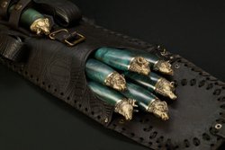 Набор для пикника «Викинг №2 Премиум» 6 шт. зеленая карельская береза