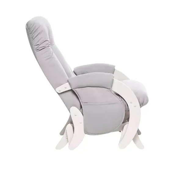 Кресло-глайдер Milli Smile Молочный Дуб V51 Grey