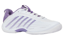 Женские теннисные кроссовки K-Swiss Hypercourt Express 3 Clay - white/purple haze/lunar rock