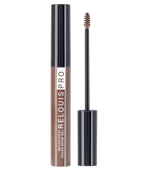 ГЕЛЬ для бровей водостойкий оттеночный тон 03 BROWN Relouis PRO Waterproof Color Brow Gel 6 мл