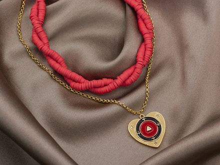 Нить каучуковых бусин 4мм