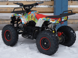 Электро-мотовездеход квадроцикл MOTAX Mini Grizlik Х-16 1000W Big Wheel (Бомбер)