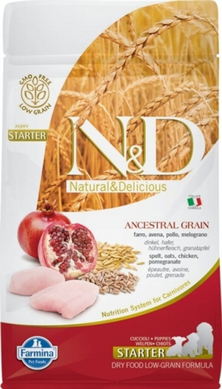 Сухой корм Farmina N&D Starter низкозерновой, для щенков, курица 800 г