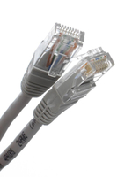 Патчкорд литой UTP категория 5е, RJ-45, 10м, серый