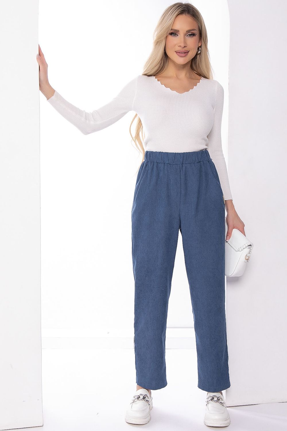 Брюки "Бертина" (синие) Б8268 LT Collection