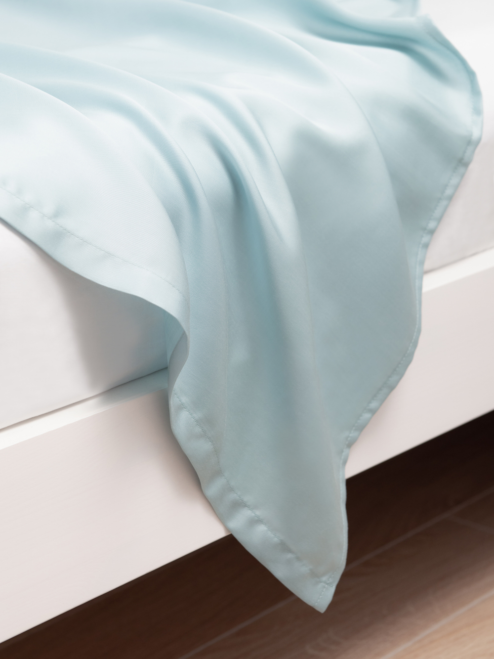 PLACIDITY Простыня стандартная сатин бирюзовый