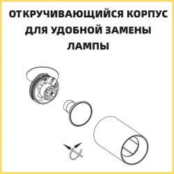 MegaLed Светильник, GU10, 15 Вт