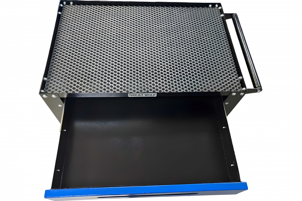 Инструментальная тележка GWT-B6 (6 ящиков, колеса с тормозом, синяя)