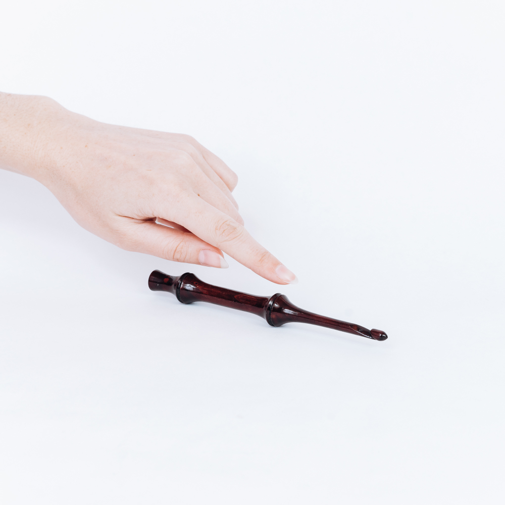 Деревянный крючок для вязания из древесины вишни 6 мм. K233