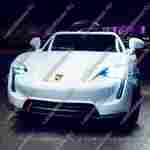 Детский электромобиль "Porshe" белый