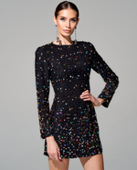 Платье длины мини "Роскошь самоцветов"