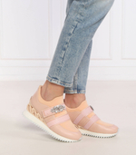 Кожаные кроссовки running reiko glove skin Le Silla - розовый(6874T040M1PPGLO)