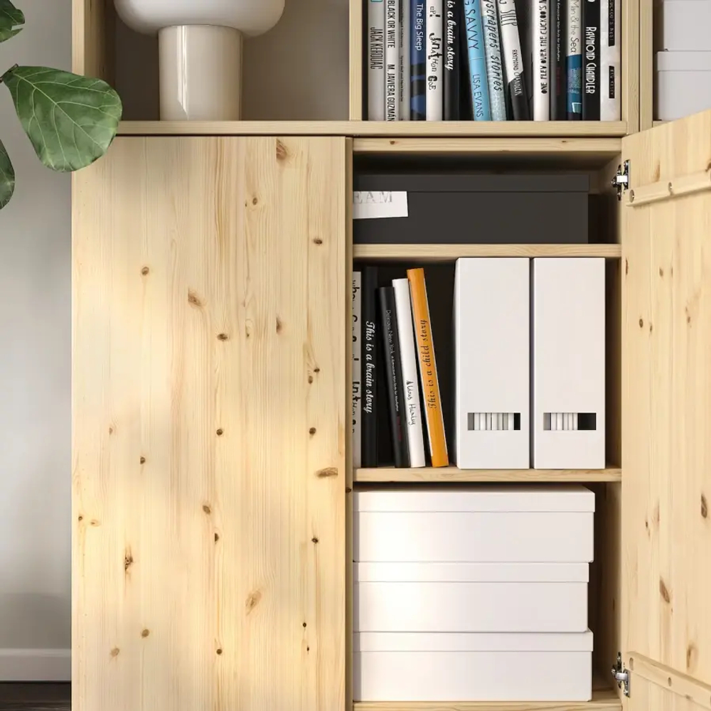Комбинация для хранения - IVAR  IKEA/ ИВАР ИКЕА, 166х80 см,под беленый дуб